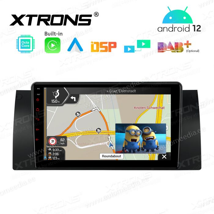 BMW X5 E53 (1999-2006) mudelipõhine Android 12 GPS autoraadio ja multimeedia keskus