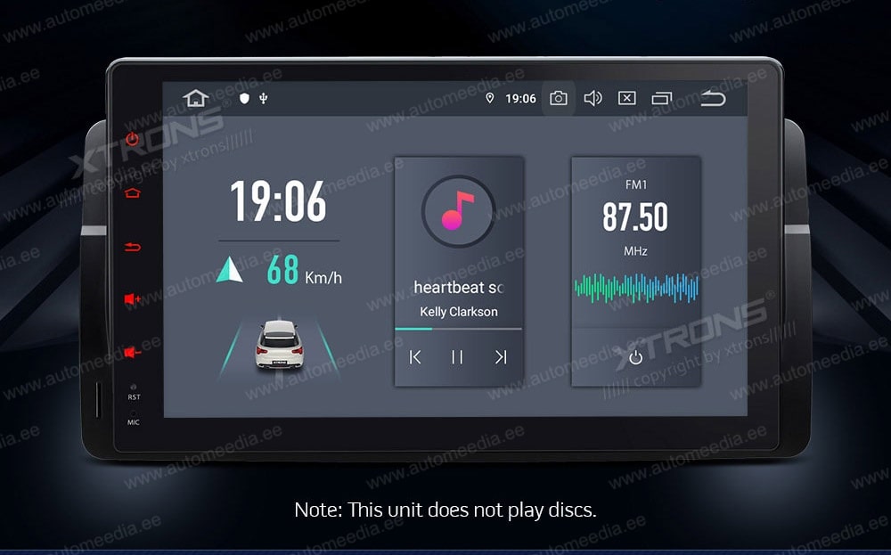 BMW 3. seeria E46 (1998-2006) XTRONS PQS9046BL Car multimedia GPS player with Custom Fit Design