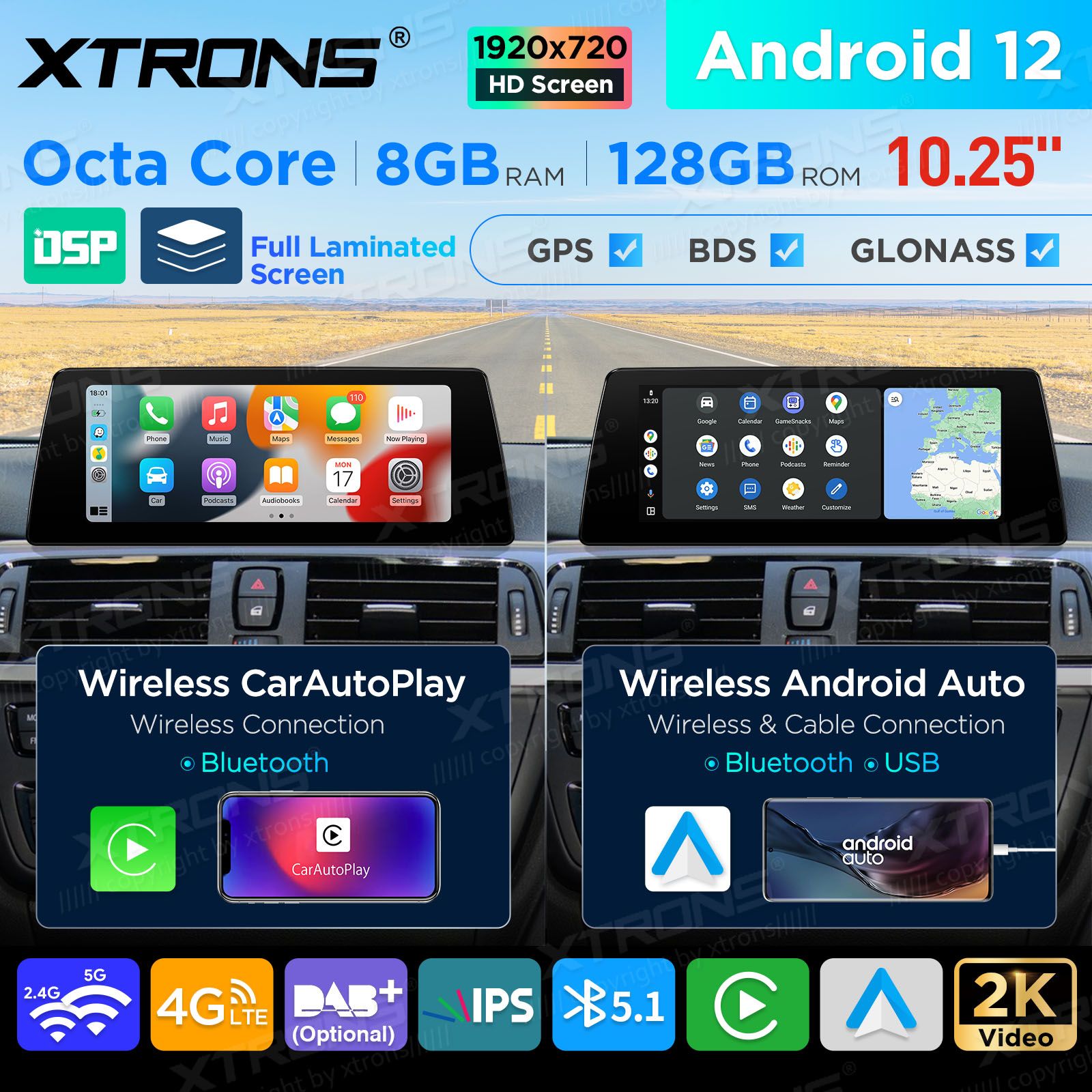 BMW 3.ser | BMW 4.ser | F30 | F32 | (2013-2016) kahesüsteemne, originaalraadio säilitav Android 12 GPS autoraadio ja multimeedia keskus