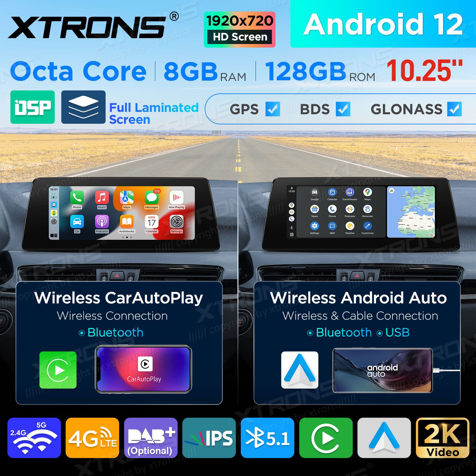 BMW X1 F48 (2016-2017) | iDrive NBT mudelipõhine Android 12 GPS autoraadio ja multimeedia keskus