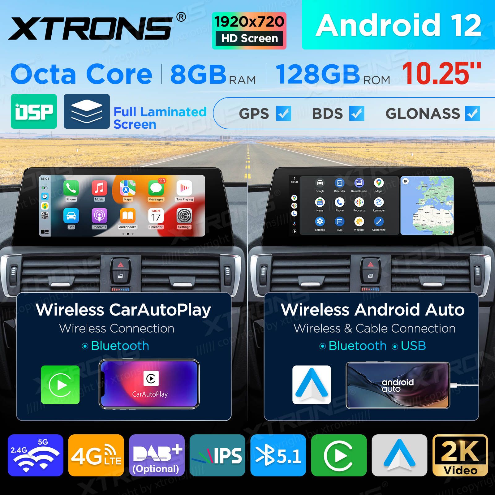 BMW 1.ser | BMW 2.ser | F20 | F23 | (2011-2016) kahesüsteemne, originaalraadio säilitav Android 12 GPS autoraadio ja multimeedia keskus
