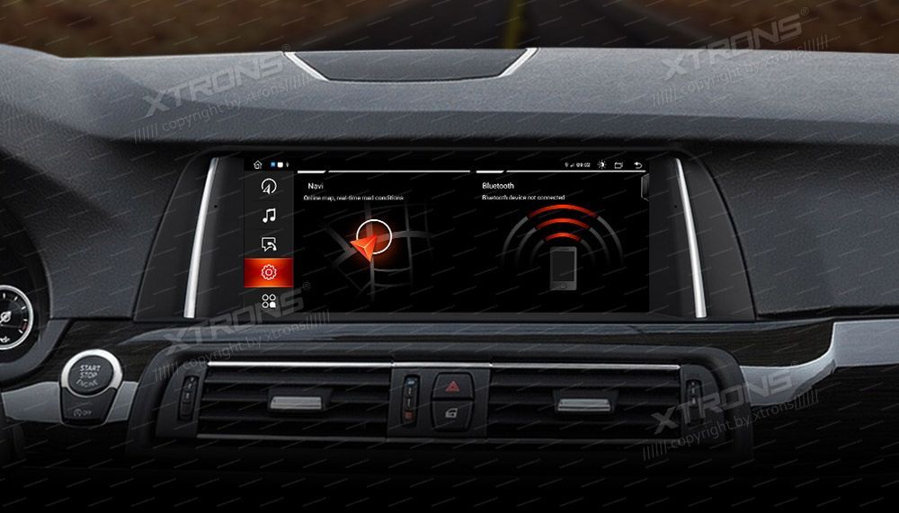 BMW 5. ser. BMW F10 | F11 iDrive CIC (2010-2012)  XTRONS QEB10FVCI merkkikohtainen Android GPS multimedia näyttö
