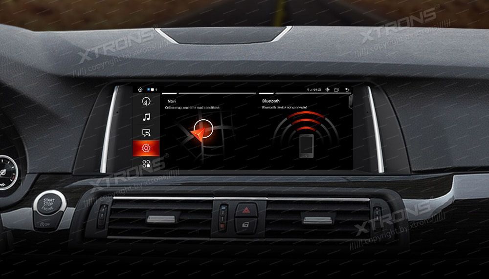 BMW 5. ser. BMW F10 | F11 iDrive CIC (2010-2012) XTRONS QEB10FVCI merkkikohtainen Android GPS multimedia näyttö