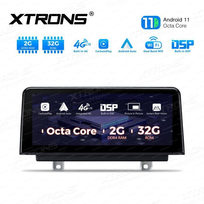 BMW 3.ser | BMW 4.ser | F30 | F32 | (2013-2016) Android 11 Car Multimedia Player with GPS Navigation