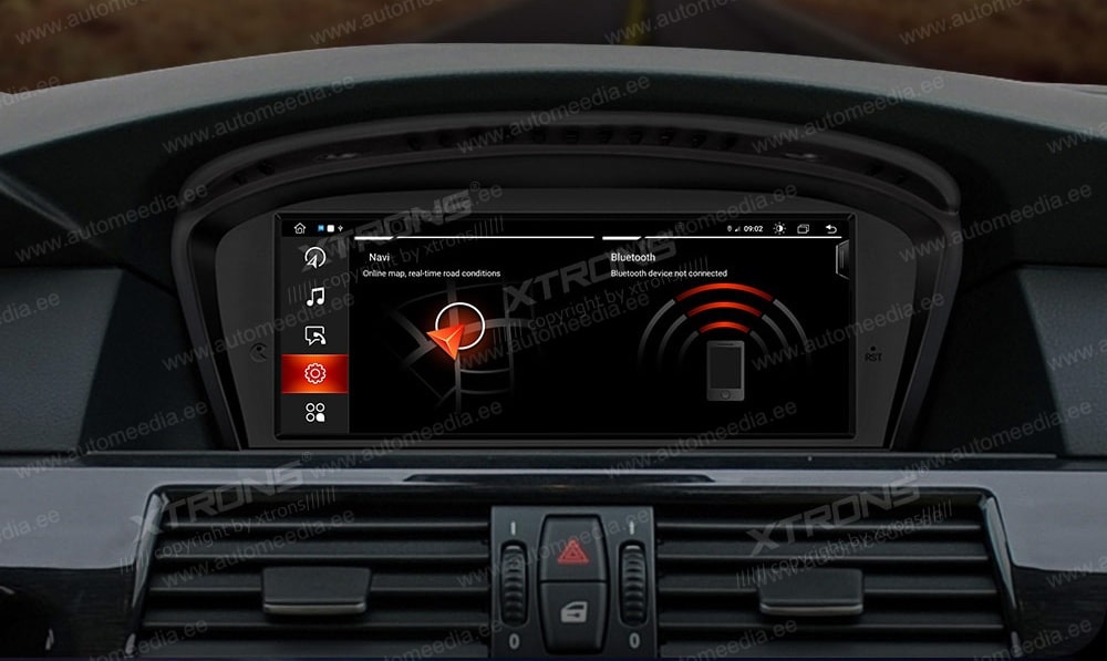 BMW 5.ser | BMW 3.ser | E60 | E61 | E90 | E92 | E93 iDrive CCC (2004-2008)  XTRONS QEB8060CC merkkikohtainen Android GPS multimedia näyttösoitin