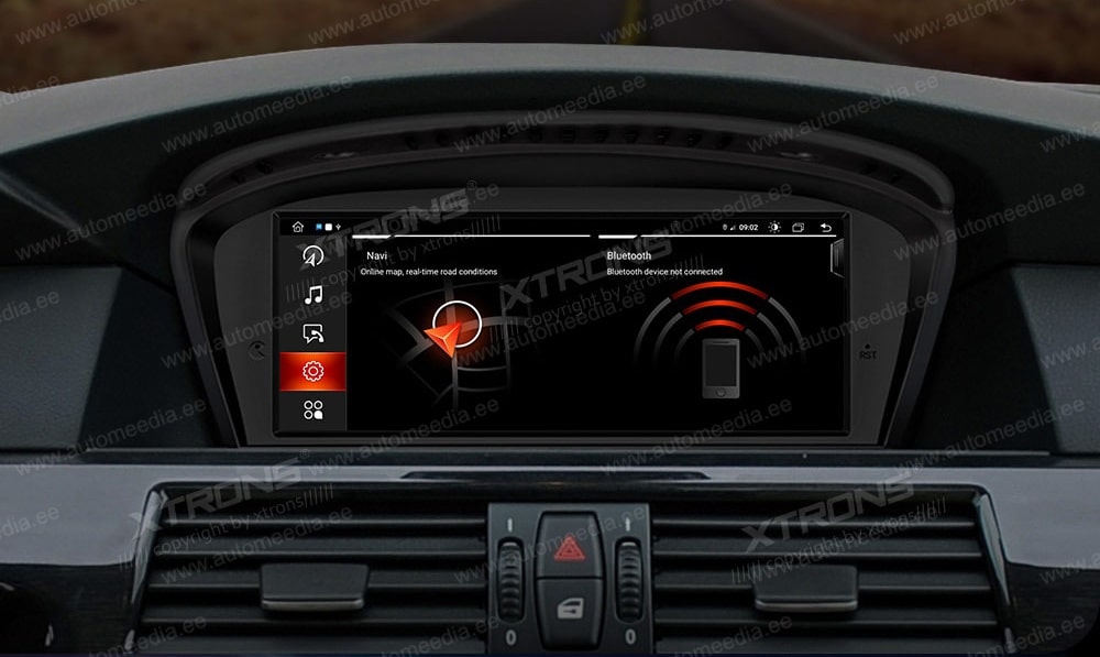 BMW 5.ser | BMW 3.ser | E60 | E61 | E90 | E92 | E93 iDrive CCC (2004-2008) XTRONS QEB8060CC merkkikohtainen Android GPS multimedia näyttösoitin