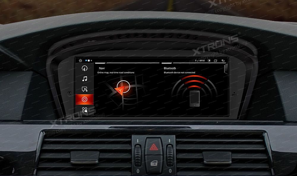BMW 5.ser | BMW 3.ser | E60 | E61 | E90 | E92 | E93 iDrive CCC (2004-2008)  XTRONS QEB8060CC merkkikohtainen Android GPS multimedia näyttö