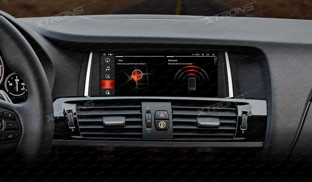 BMW X3 F25 iDrive CIC (2011-2013)  XTRONS QEB80X3CI merkkikohtainen Android GPS multimedia näyttö