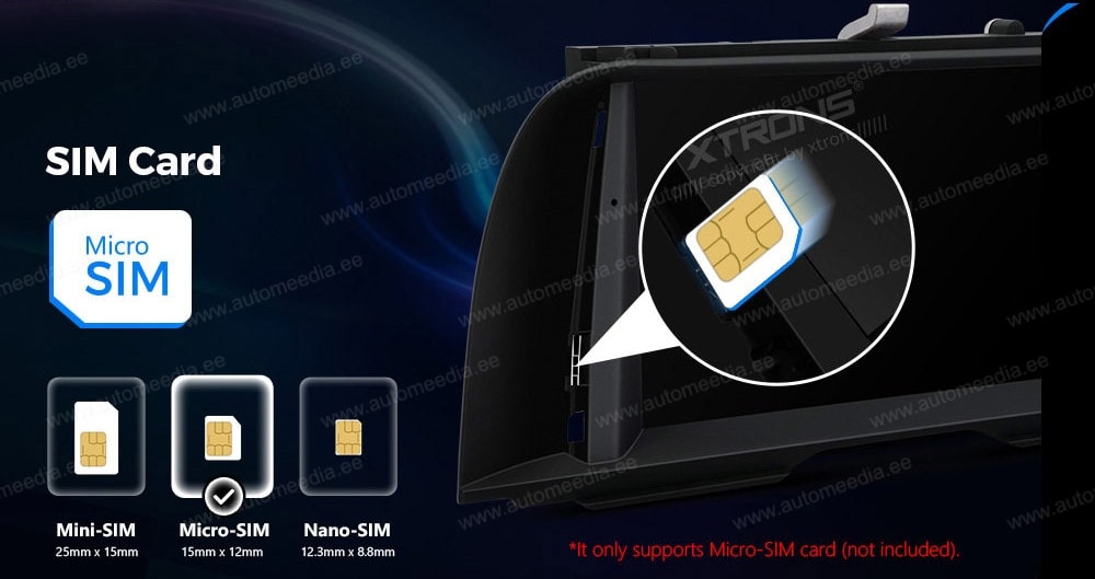 BMW 5. seeria BMW F10 | F11 iDrive CIC (2010-2012) XTRONS QFB10FVCI XTRONS QFB10FVCI Подключение к Интернету 4G