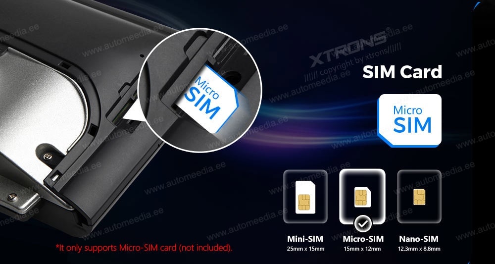 BMW X5 | X6 | E70 | E71 iDrive CCC (2007-2010) XTRONS QFB10X5CC XTRONS QFB10X5CC Подключение к Интернету 4G