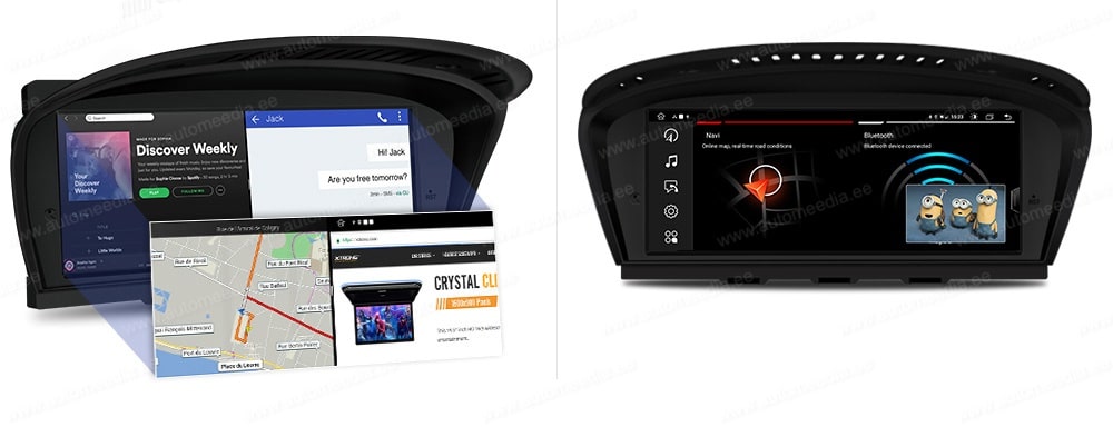 BMW 5.ser | BMW 3.ser | E60 | E61 | E90 | E92 | E93 iDrive CCC (2004-2008) XTRONS QFB8060CC XTRONS QFB8060CC Google Play & all Android apps are supported