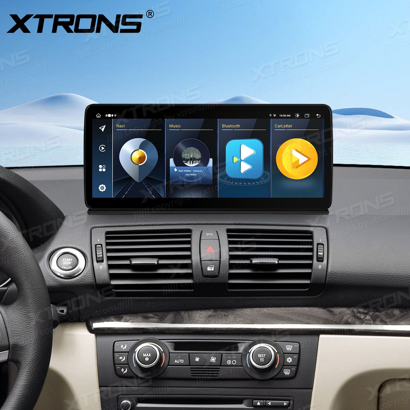 BMW 1. ser. E81 | E82 | E87 | E88 (2006-2009) iDrive CCC kahesüsteemne, originaalraadio säilitav Android 13 GPS autoraadio ja multimeedia keskus