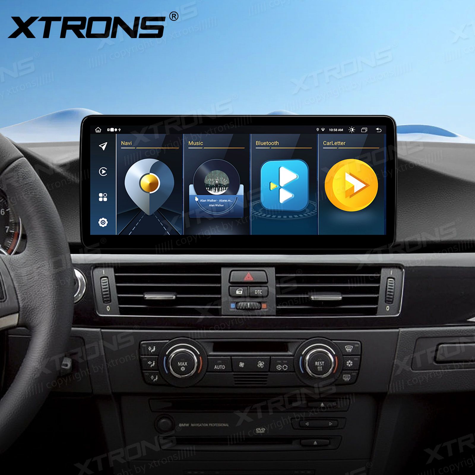 BMW 3.ser | E90 | E92 | E93 iDrive CCC (2004-2008) kahesüsteemne, originaalraadio säilitav Android 13 GPS autoraadio ja multimeedia keskus