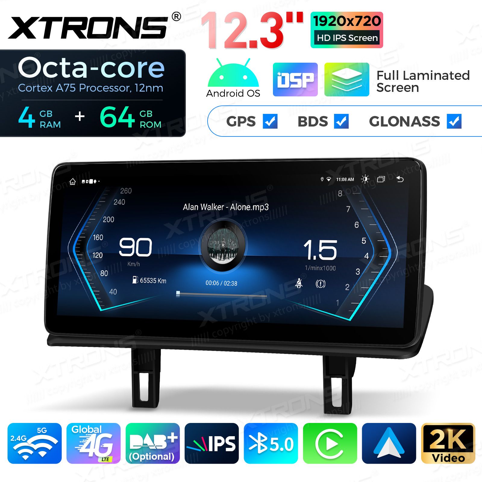 BMW 1. ser. E81 | E82 | E87 | E88 (2010-2012) iDrive CIC kahesüsteemne, originaalraadio säilitav Android 13 GPS autoraadio ja multimeedia keskus