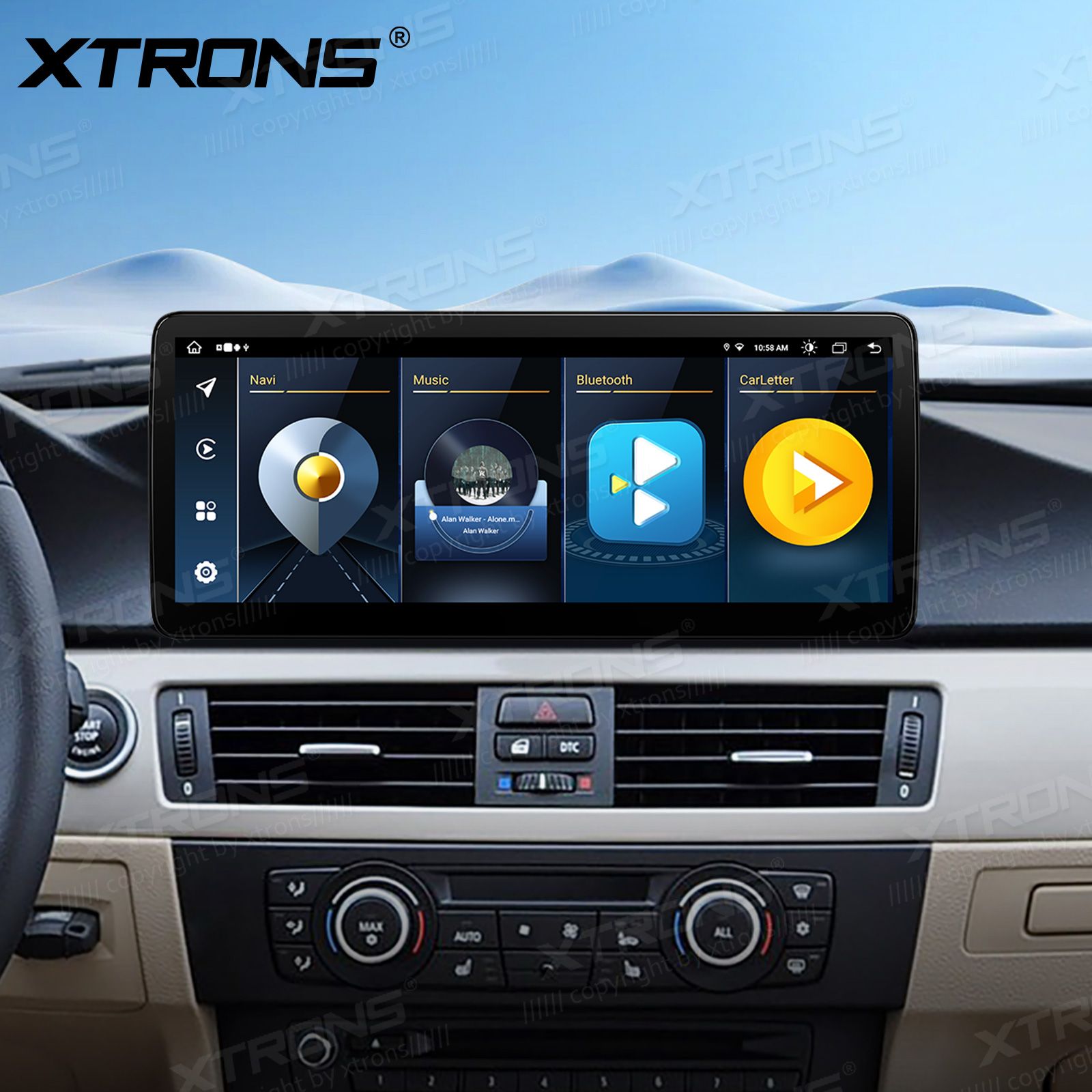 BMW 3.ser | E90 | E92 | E93 iDrive CIC (2009-2012) kahesüsteemne, originaalraadio säilitav Android 13 GPS autoraadio ja multimeedia keskus