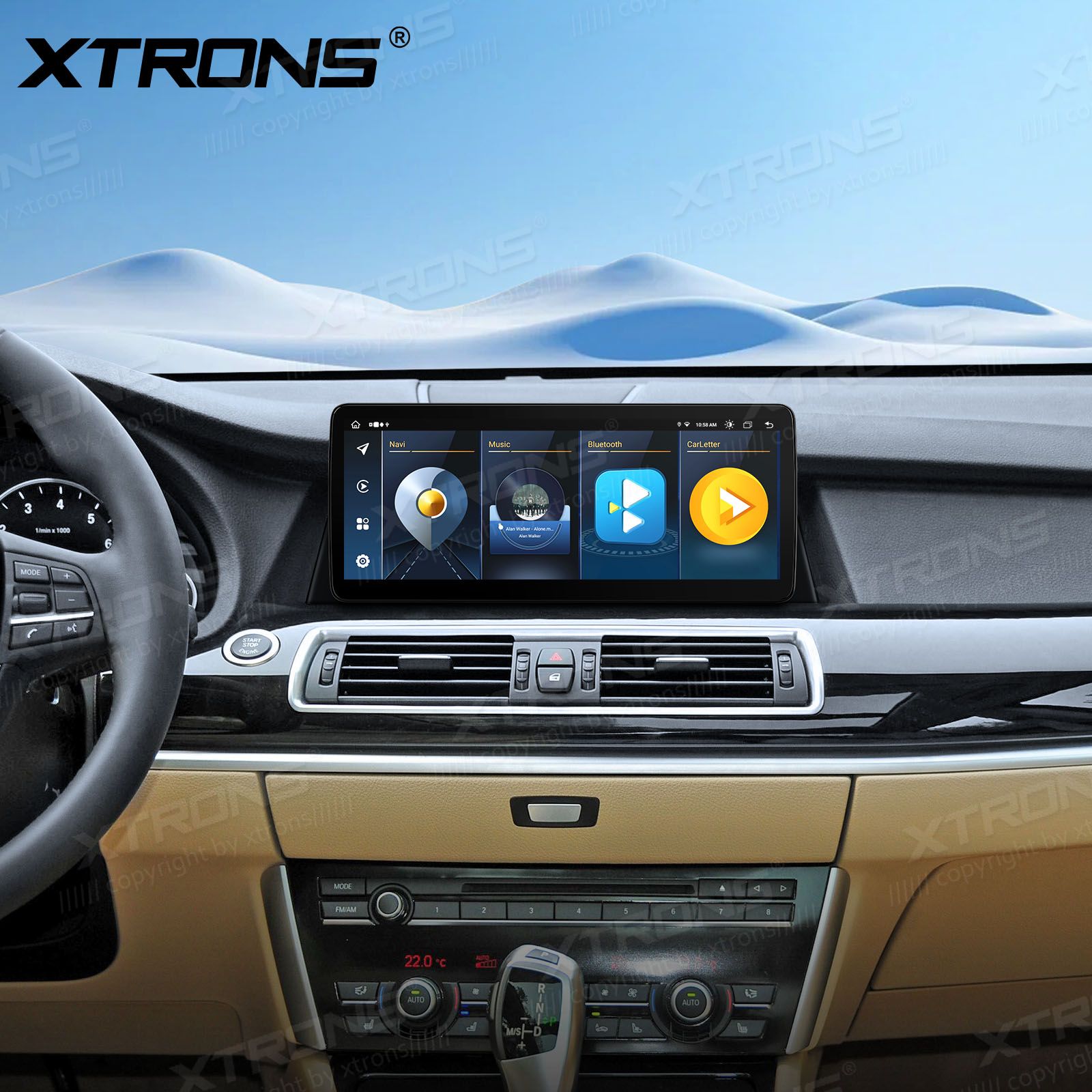 BMW 5.ser F07 GT(2011 - 2012) | iDrive CIC mudelipõhine Android 13 GPS autoraadio ja multimeedia keskus