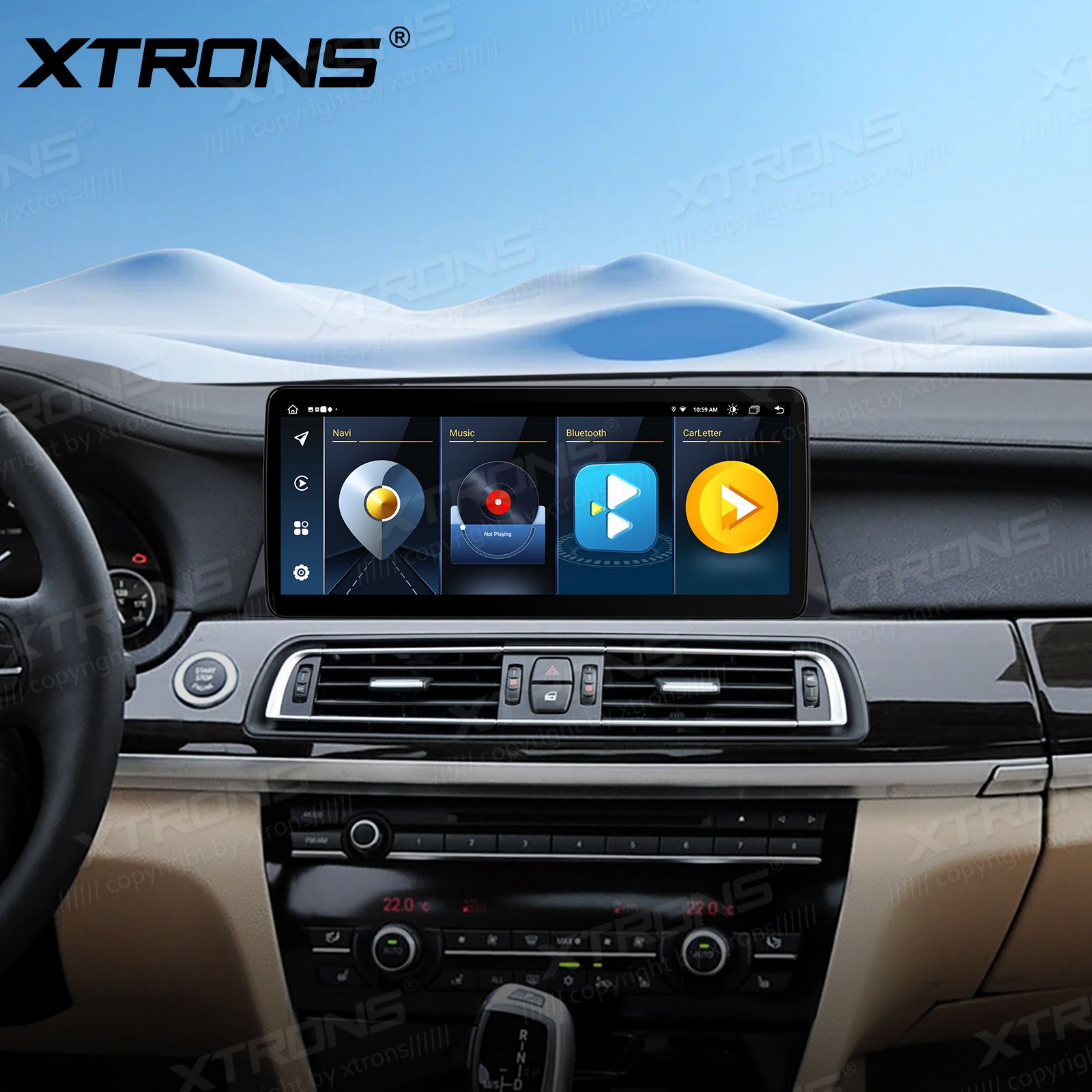 BMW 7.ser F01/F02 (2009 - 2012) | iDrive CIC mudelipõhine Android 13 GPS autoraadio ja multimeedia keskus