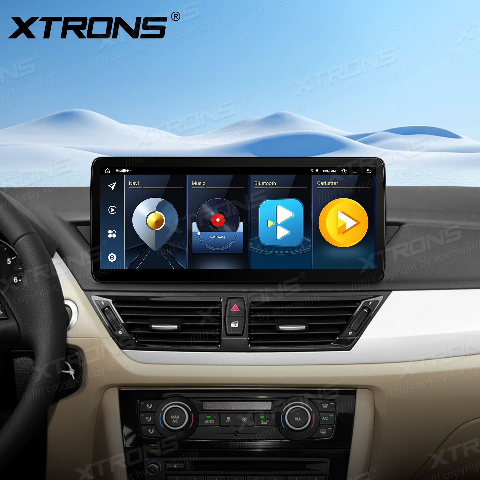 BMW X1 E84 (2009-2015) iDrive CIC Kahesüsteemne, originaalraadio säilitav Android 13 GPS autoraadio ja multimeedia keskus