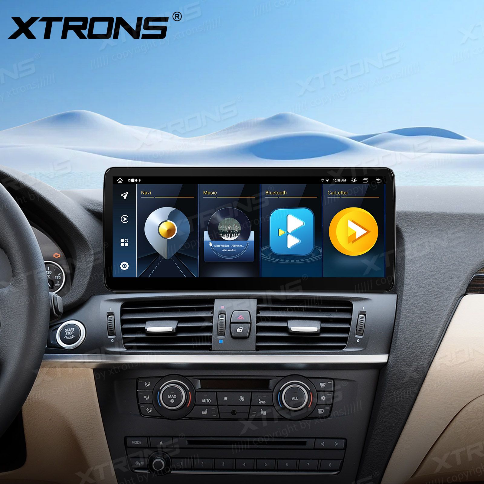 BMW X3 F25 iDrive CIC (2011-2013) Kahesüsteemne, originaalraadio säilitav Android 13 GPS autoraadio ja multimeedia keskus