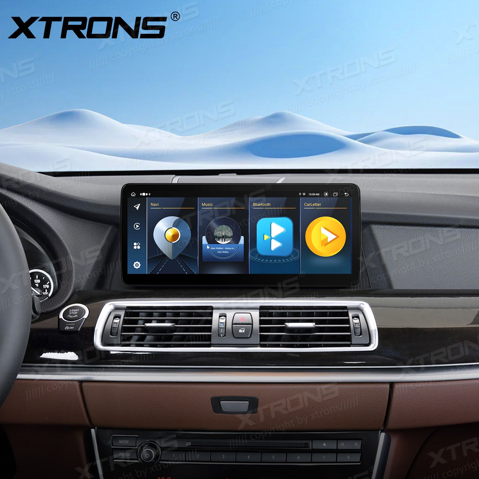 BMW 5.ser F07 GT(2013 - 2017) | iDrive NBT mudelipõhine Android 13 GPS autoraadio ja multimeedia keskus