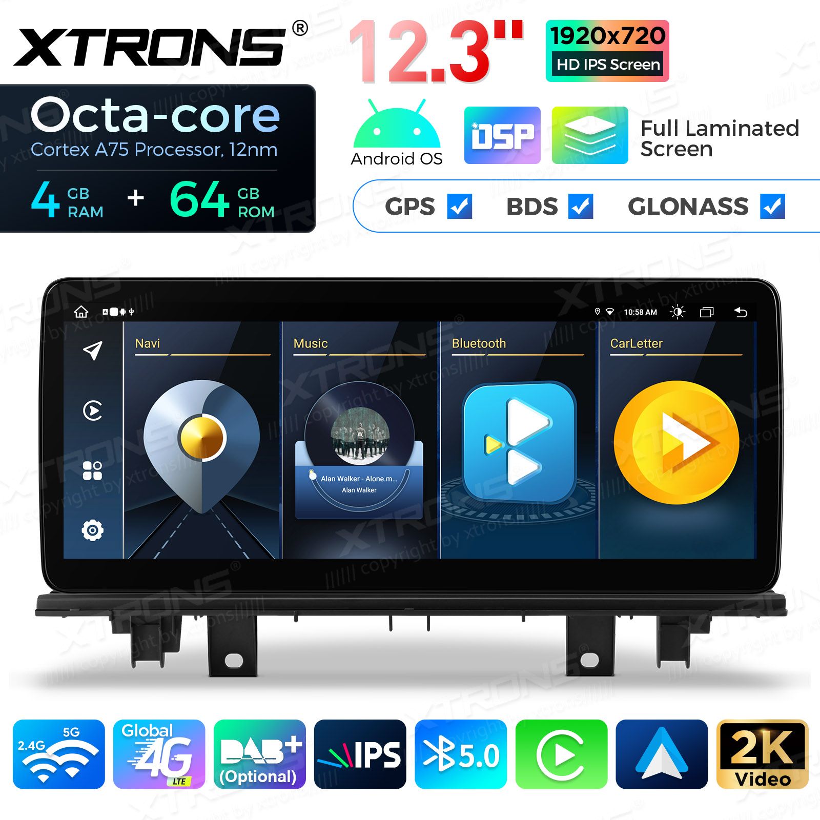 BMW X1 F48 (2016-2017) | iDrive NBT Android 13 Car Multimedia Player with GPS Navigation