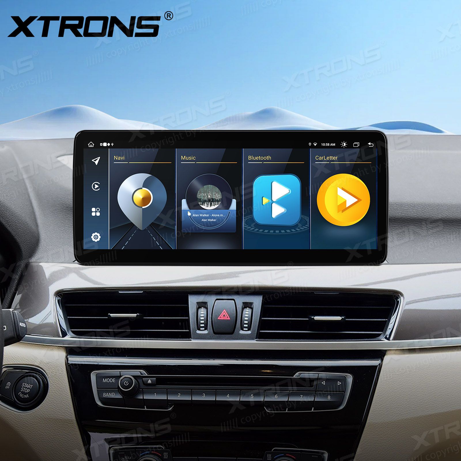 BMW X1 F48 (2016-2017) | iDrive NBT mudelipõhine Android 13 GPS autoraadio ja multimeedia keskus