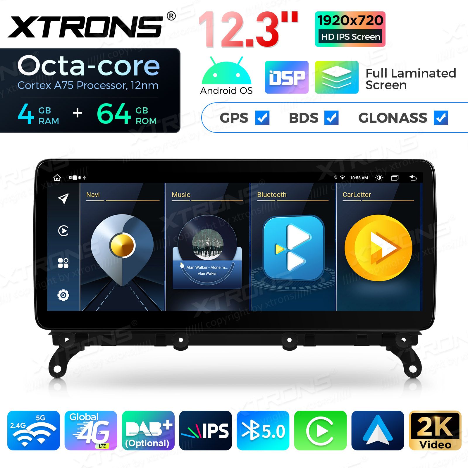 BMW X3 F25 iDrive NBT (2013-2016) Android 13 Car Multimedia Player with GPS Navigation