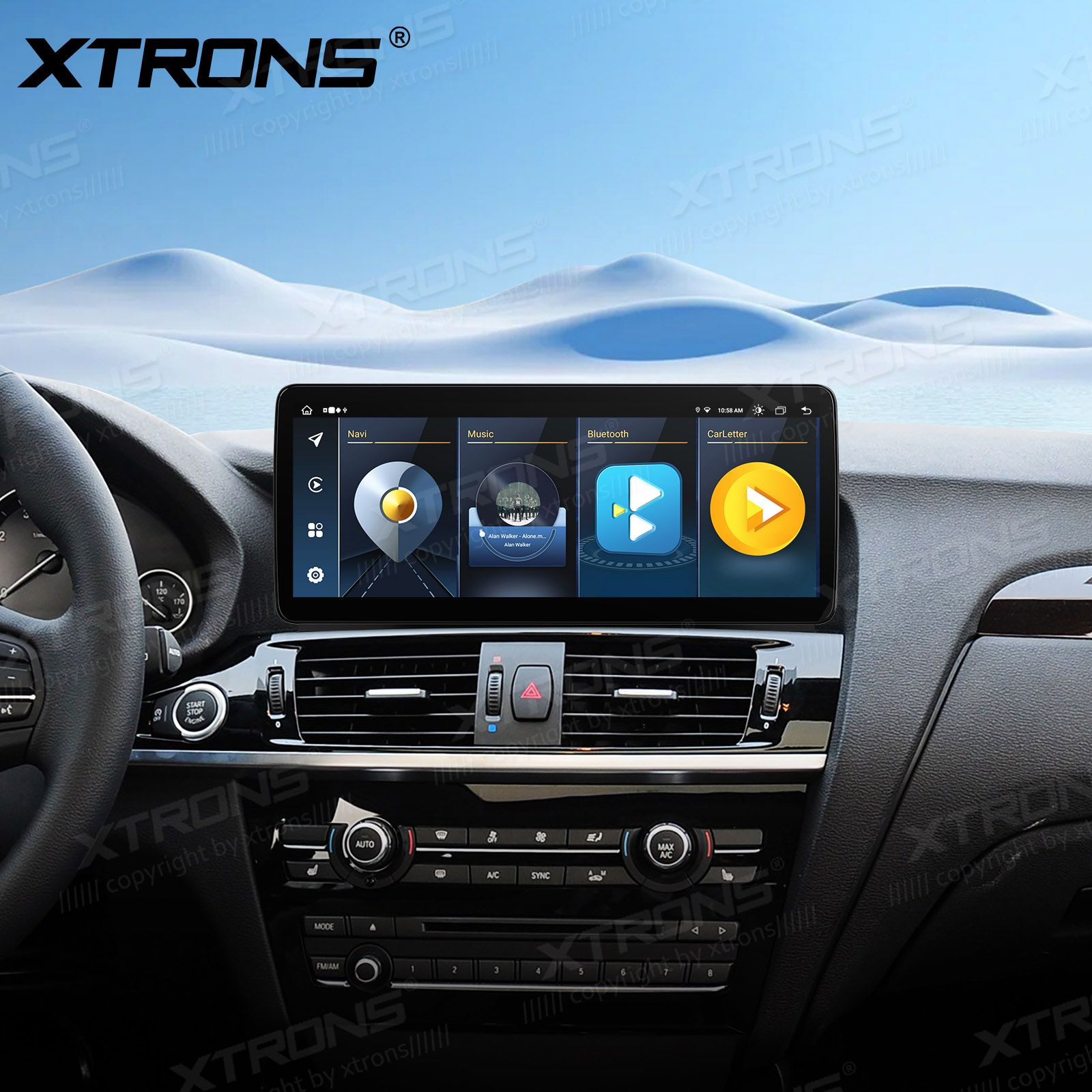 BMW X3 F25 iDrive NBT (2013-2016) Kahesüsteemne, originaalraadio säilitav Android 13 GPS autoraadio ja multimeedia keskus