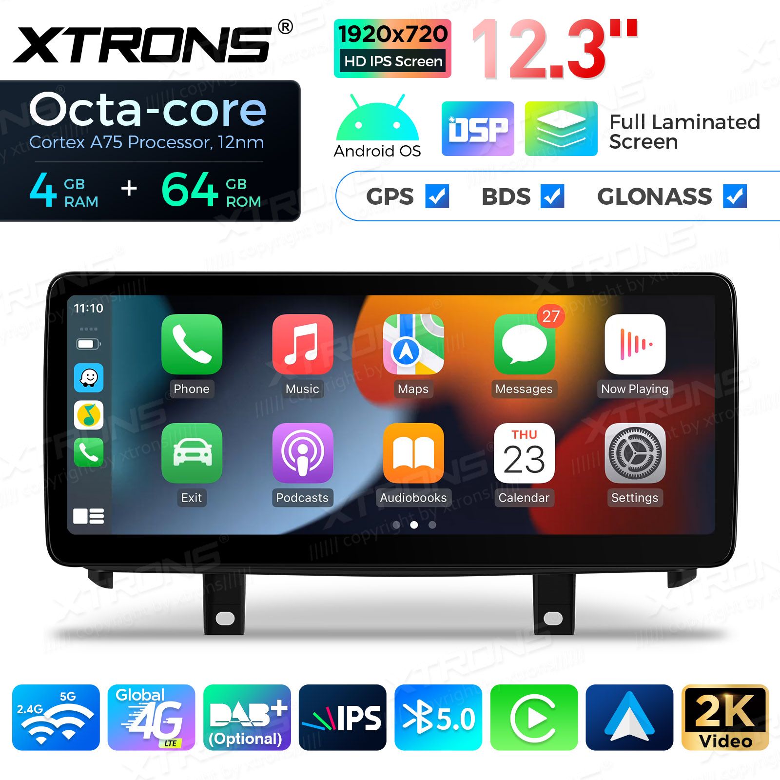 BMW X5 | X6 | F15 | F16 iDrive NBT (2014-2016) Kahesüsteemne, originaalraadio säilitav Android 13 GPS autoraadio ja multimeedia keskus