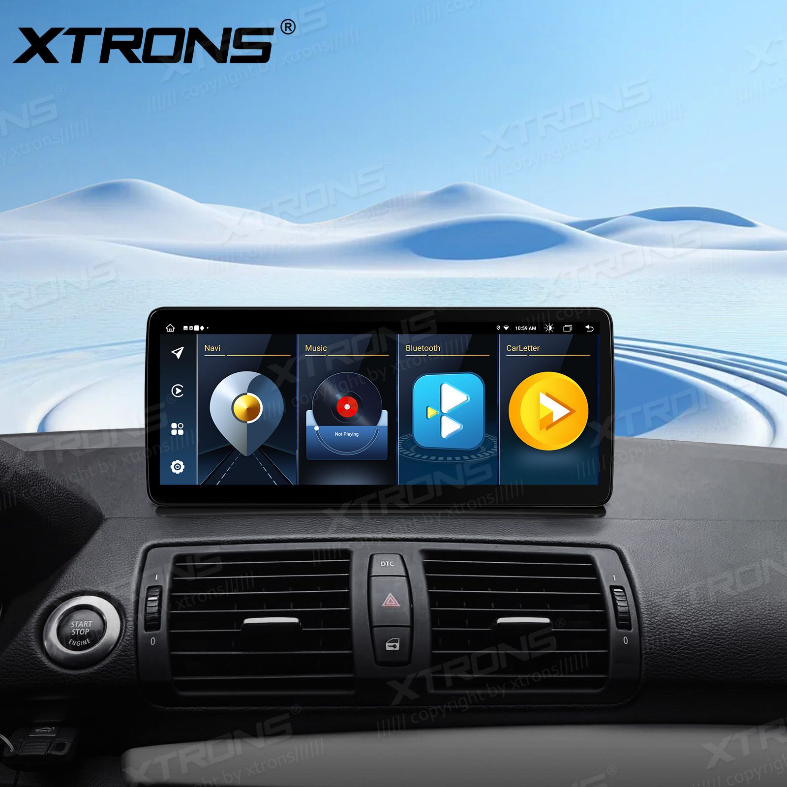 BMW 1. ser. E81 | E82 | E87 | E88 (2004-2012) w/o orig. screen mudelipõhine Android 13 GPS autoraadio ja multimeedia keskus