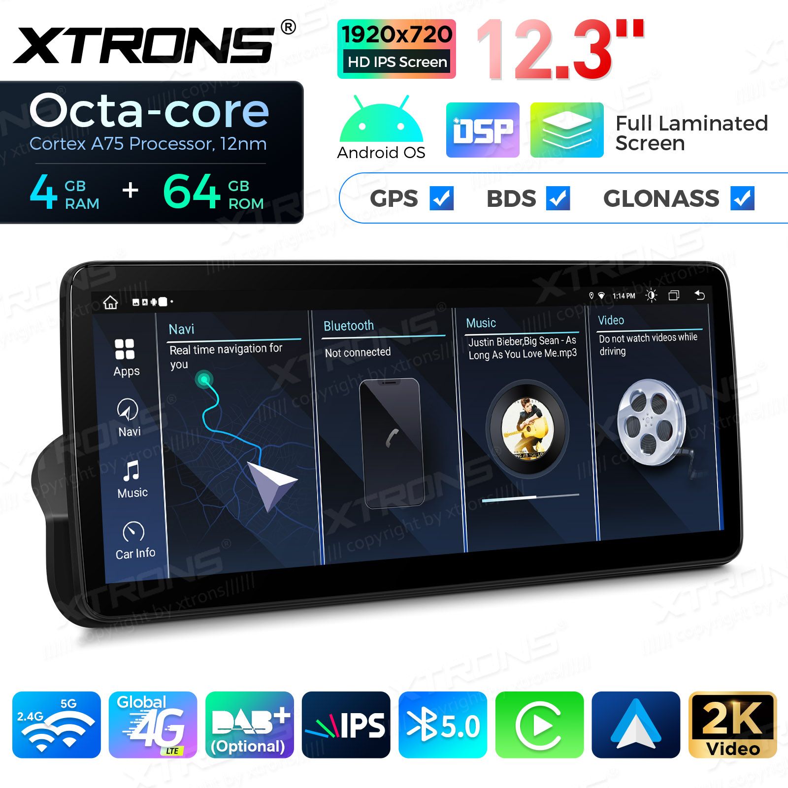 BMW 3. ser. E90 | E91 | E92 | E93 (2005-2012) w/o orig. screen mudelipõhine Android 13 GPS autoraadio ja multimeedia keskus