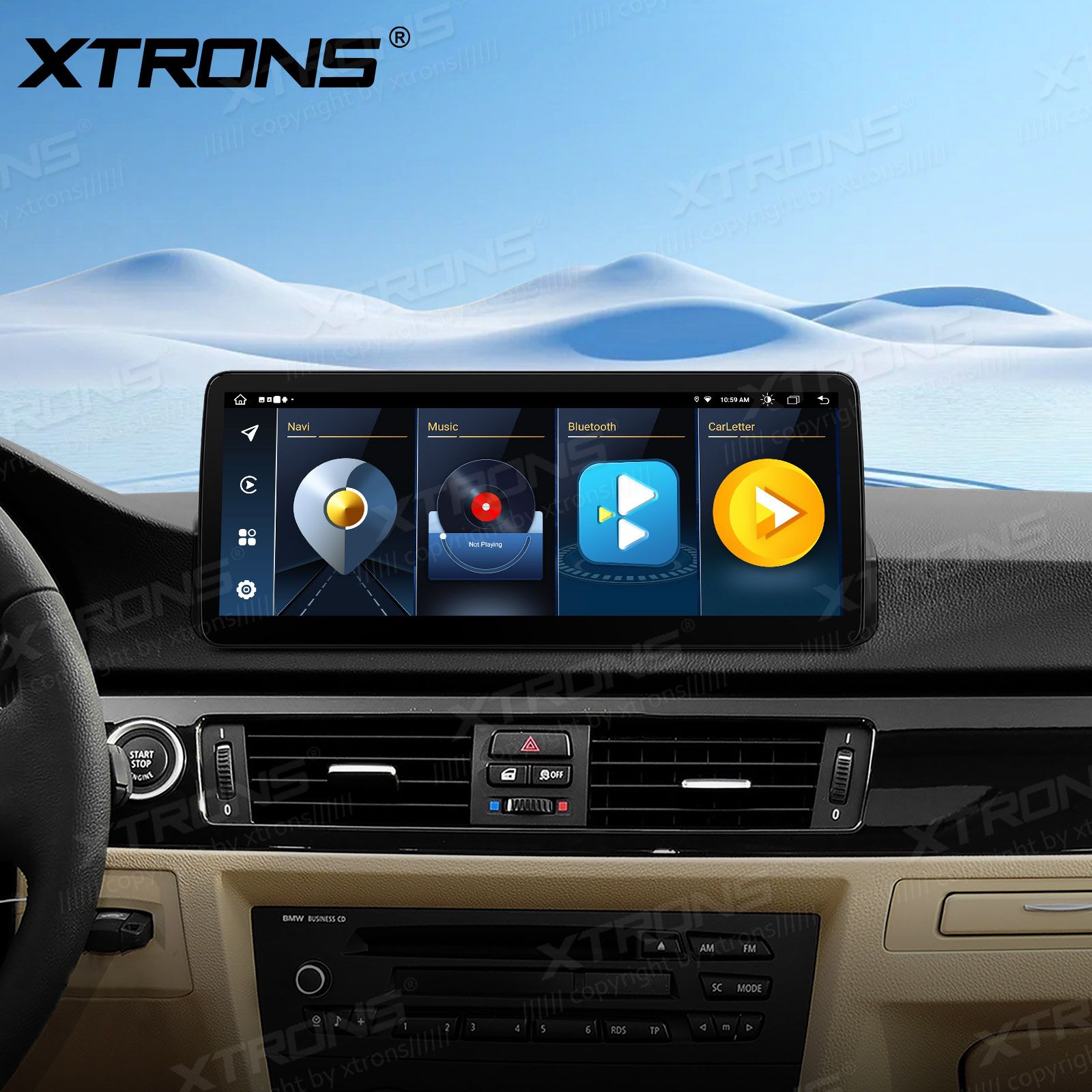 BMW 3. ser. E90 | E91 | E92 | E93 (2005-2012) w/o orig. screen mudelipõhine Android 13 GPS autoraadio ja multimeedia keskus