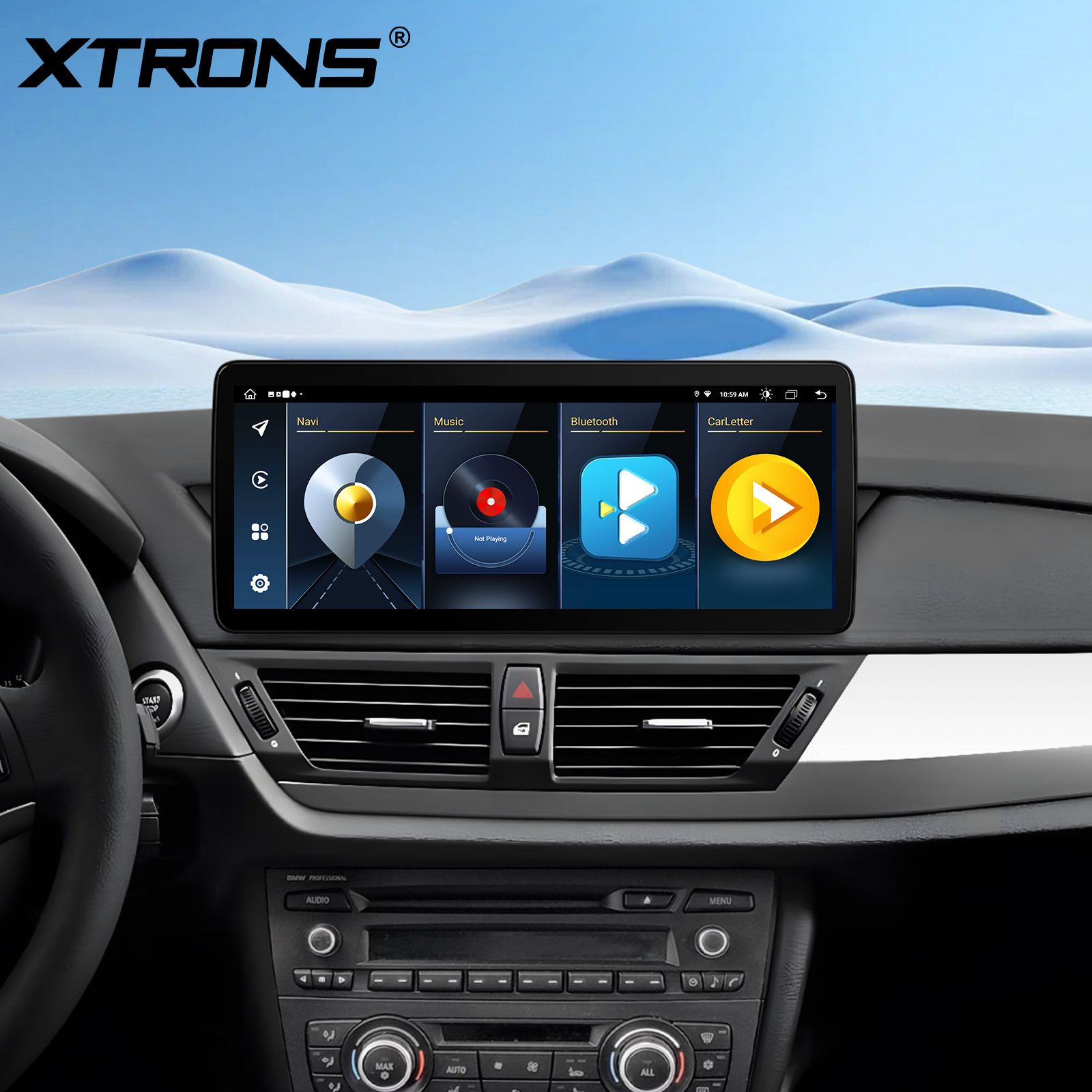 BMW X1 E84 (2009-2015) w/o orig. screen mudelipõhine Android 13 GPS autoraadio ja multimeedia keskus