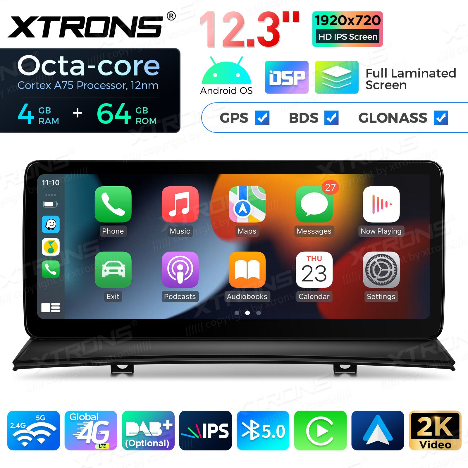 BMW X3 E83 (2004-2009) w/o orig. screen mudelipõhine Android 13 GPS autoraadio ja multimeedia keskus
