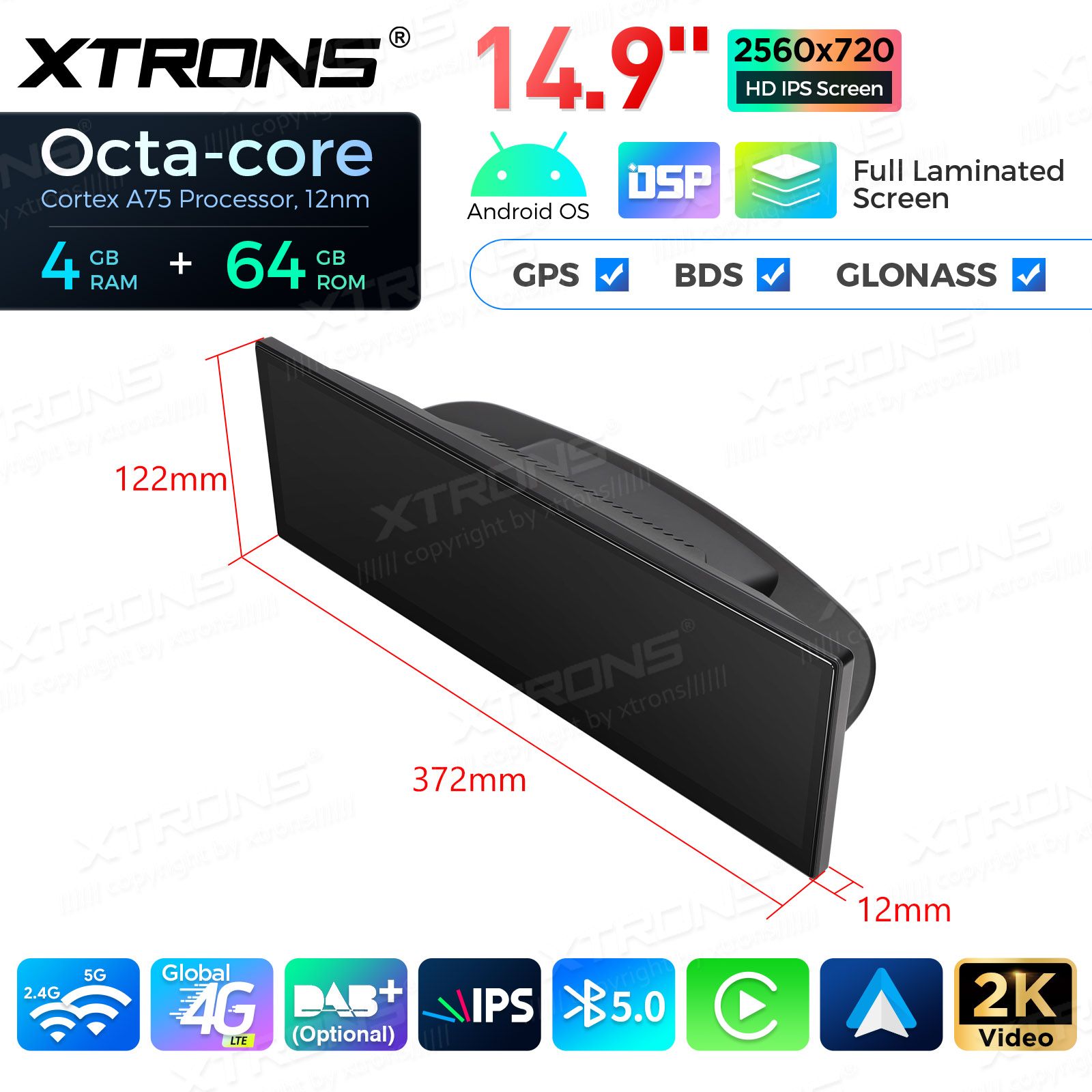 BMW 3. ser. E90 | E91 | E92 | E93 (2005-2012) w/o orig. screen mudelipõhine Android 13 GPS autoraadio ja multimeedia keskus