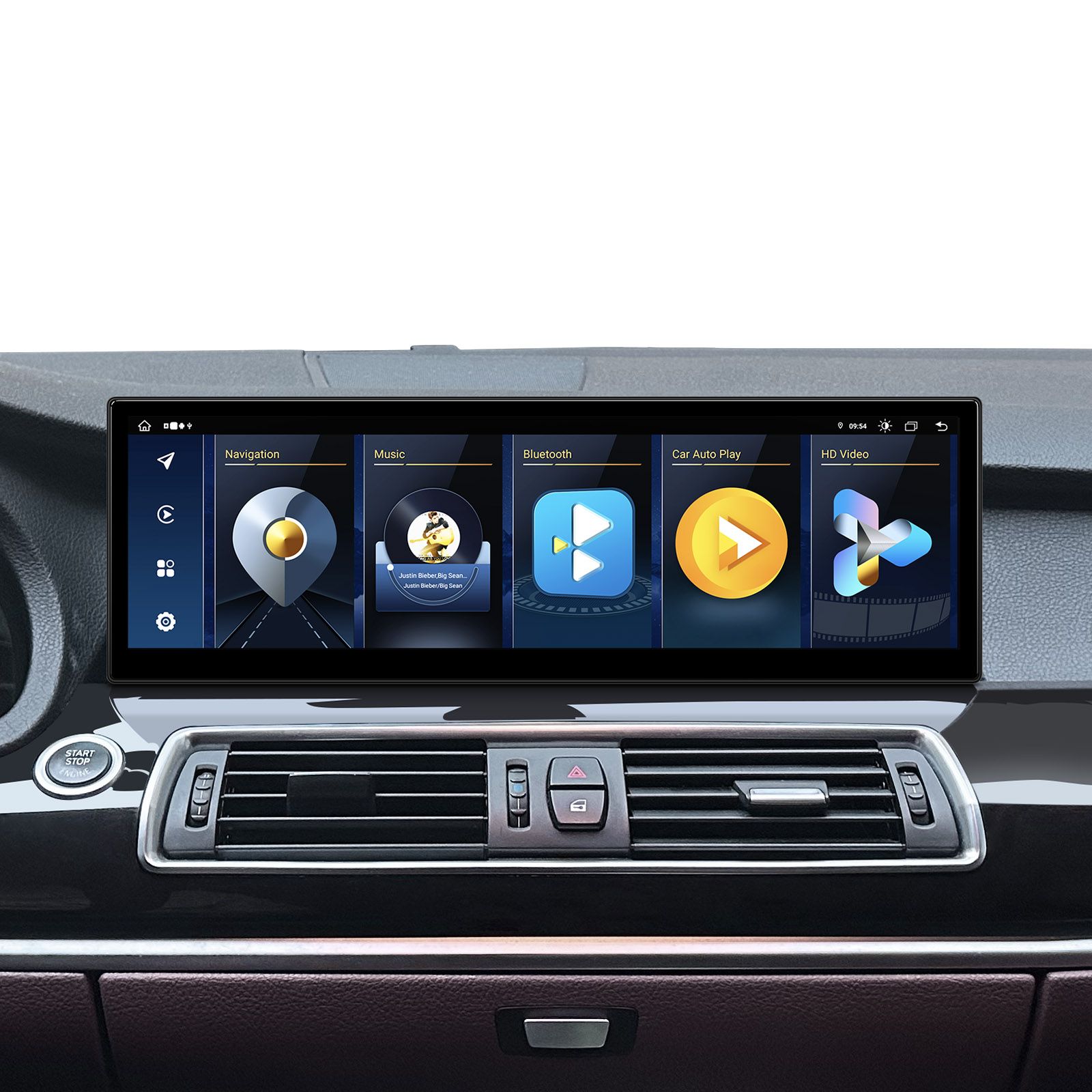 BMW 5.ser F07 GT(2013 - 2017) | iDrive NBT mudelipõhine Android 13 GPS autoraadio ja multimeedia keskus
