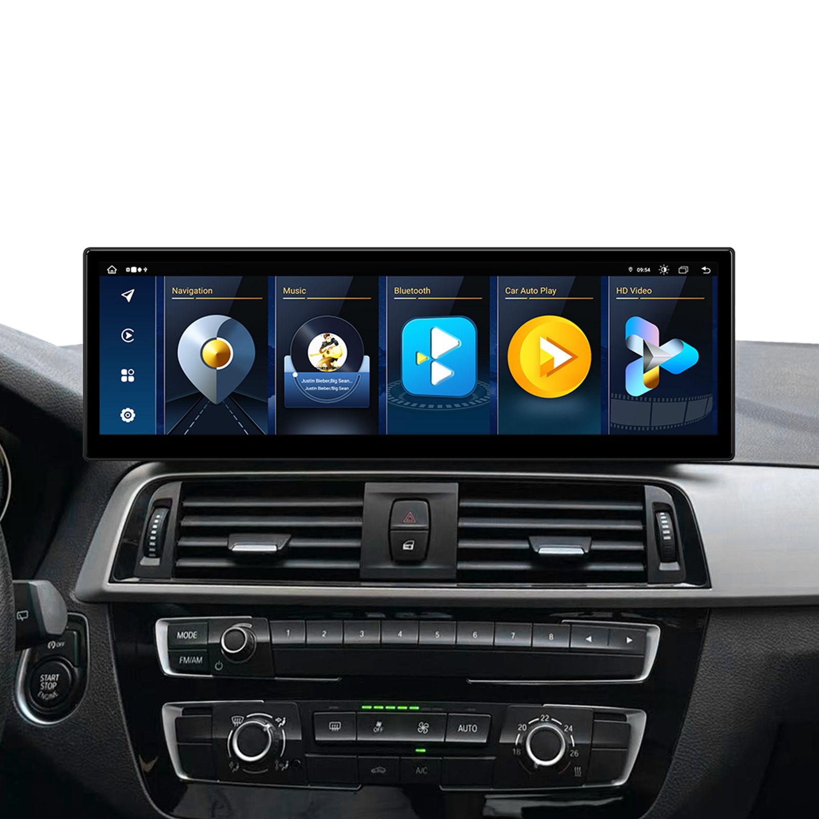 BMW 2.ser | F45 | F46 | (2014-2016) iDrive NBT Kahesüsteemne, originaalraadio säilitav Android 13 GPS autoraadio ja multimeedia keskus