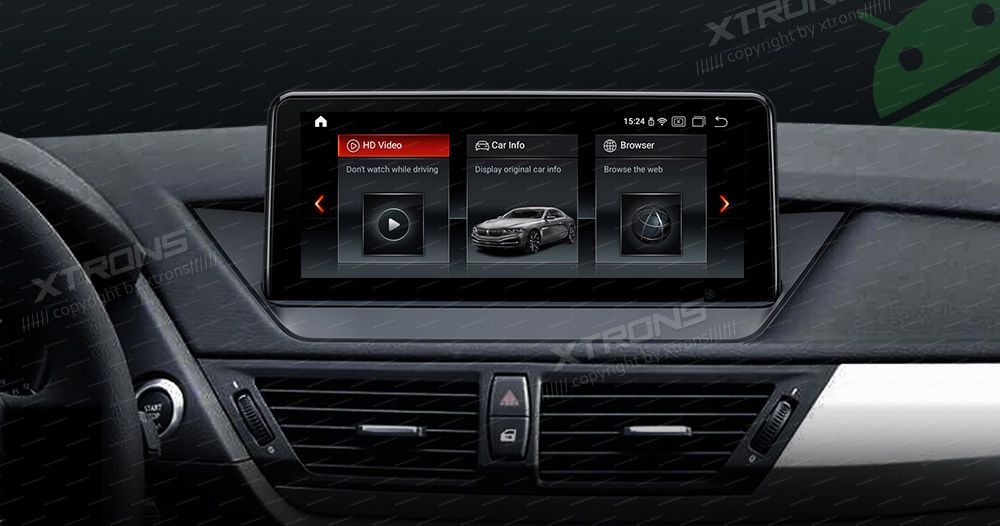 BMW X1 E84 (2009-2015) w/o orig. screen  XTRONS QPB10X1UN Car multimedia GPS player with Custom Fit Design