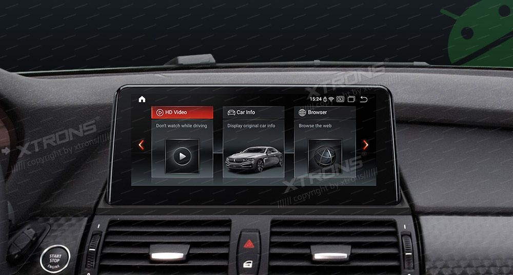 BMW X5 | X6 | E70 | 71 iDrive CIC (2010-2014)  XTRONS QPB10X5CI Car multimedia GPS player with Custom Fit Design