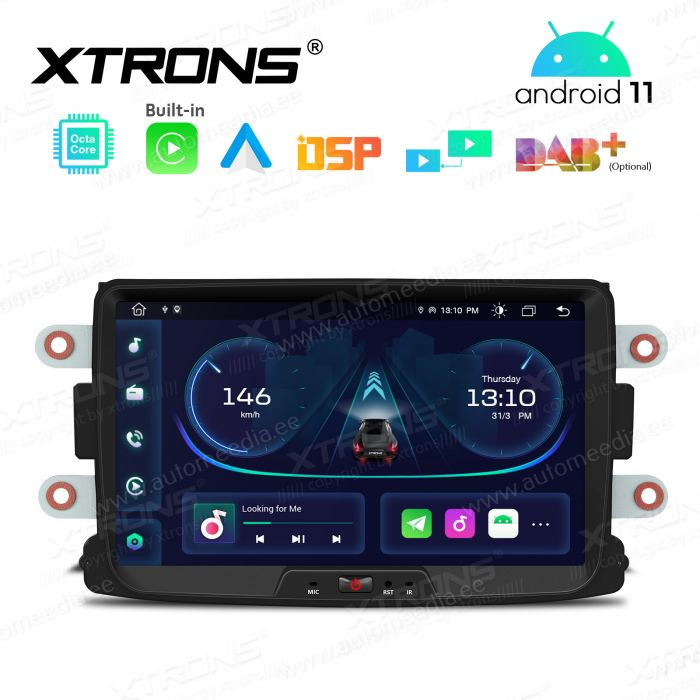 Dacia Duster | Lodgy | Dokker | Renault Captur (2011-2017) Android 12  | GPS auto radio un multimediju centrs