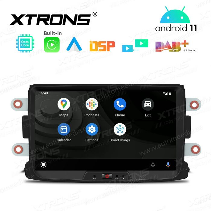 Dacia Duster | Lodgy | Dokker | Renault Captur (2011-2017) mudelipõhine Android 12 GPS autoraadio ja multimeedia keskus