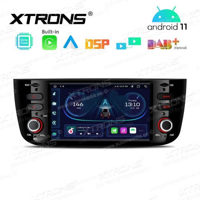 Fiat Punto (2012-2016) Android 11 Car Multimedia Player with GPS Navigation