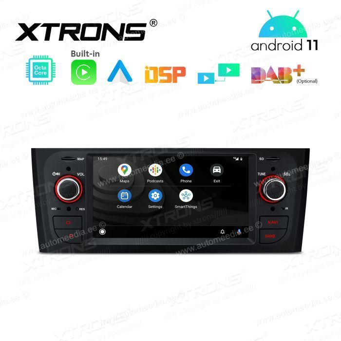 Fiat Grande punto (2005-2009) mudelipõhine Android 11 GPS autoraadio ja multimeedia keskus
