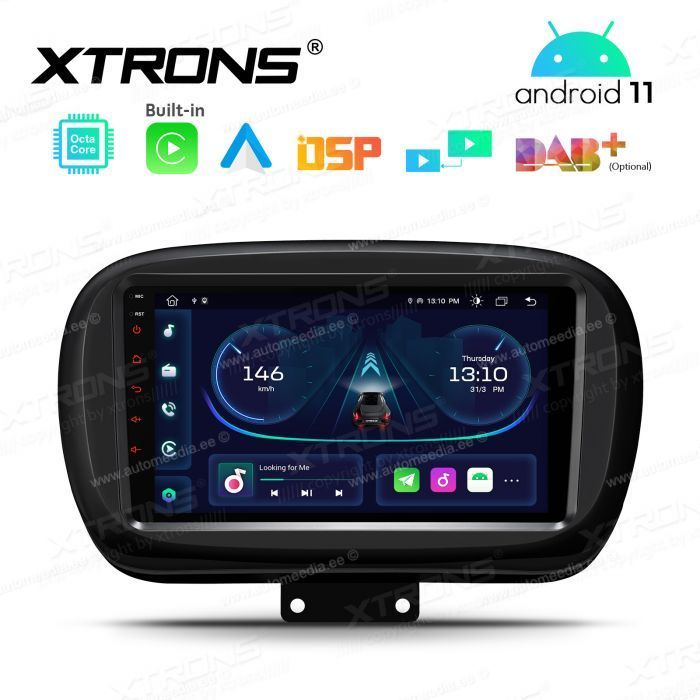 Fiat 500X (2015-2020) Android 11 Car Multimedia Player with GPS Navigation