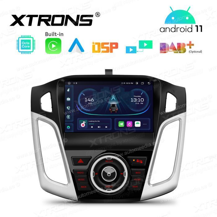 Ford Focus (2012-2017) mudelipõhine Android 11 GPS autoraadio ja multimeedia keskus