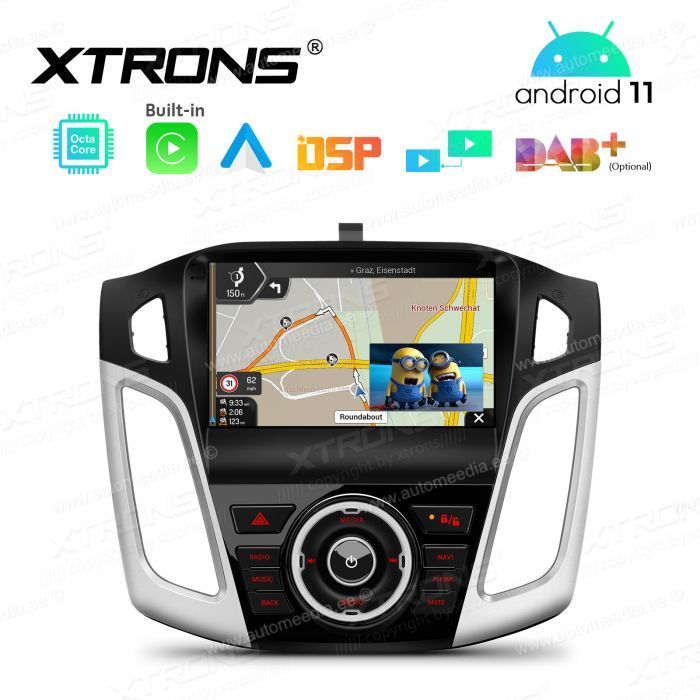 Ford Focus (2012-2017) mudelipõhine Android 11 GPS autoraadio ja multimeedia keskus