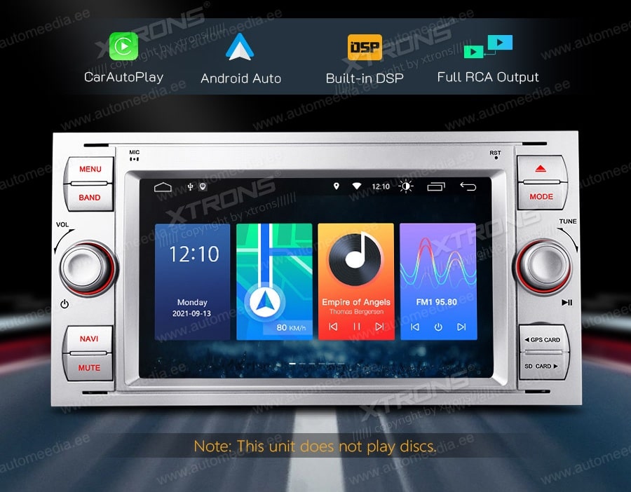Ford (2005-2009) | Transit | S-Max | C-Max | Galaaxy | Connect XTRONS PSF70QSFA_S Car multimedia GPS player with Custom Fit Design