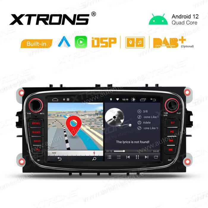 FORD MONDEO (2007-2013)/FOCUS(2008-2011)/S-MAX(2008-2011)/GALAXY(2011-2012) mudelipõhine Android 12 GPS autoraadio ja multimeedia keskus