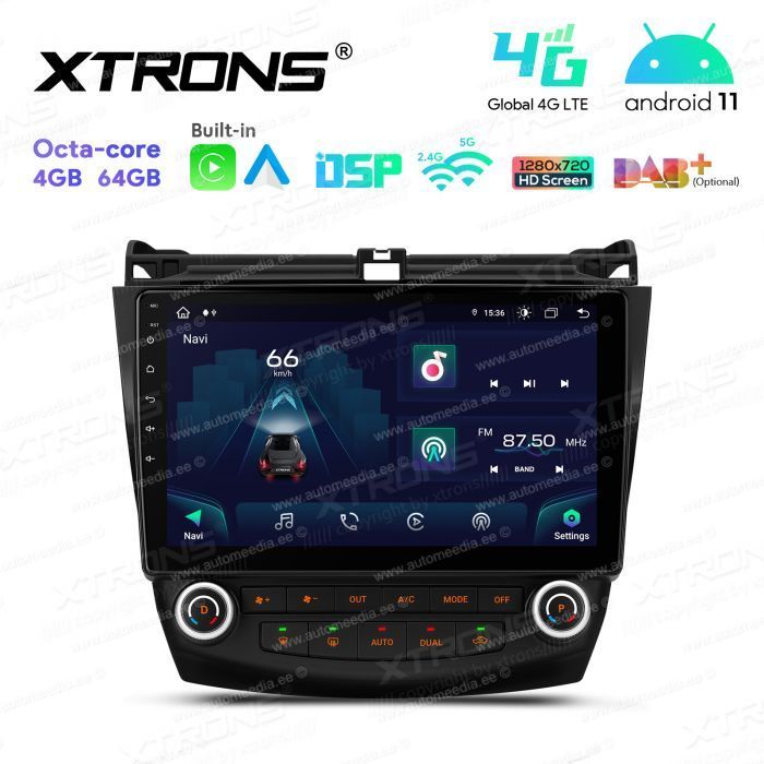 Honda Accord (2002-2008) Android 11 Car Multimedia Player with GPS Navigation