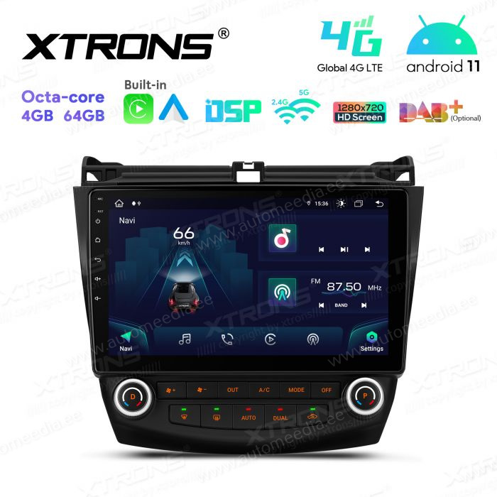 Honda Accord (2002-2008) Android 12  | GPS auto radio un multimediju centrs